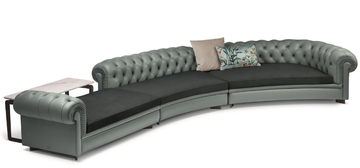CHESTER LINE - Modular sectional tufted leather sofa by Poltrona Frau - view 3